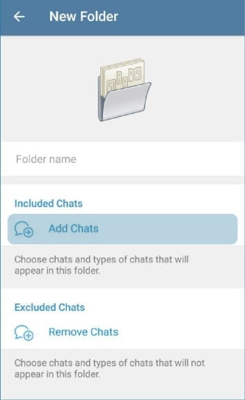 امکان دسته بندی و منوسازی در تلگرام